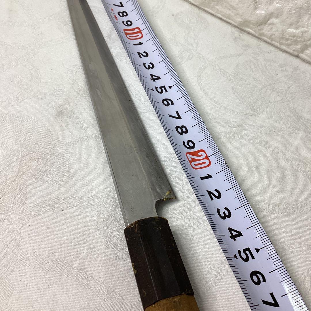 Laboさん専用　柳刃包丁　源昭忠　本鍛錬　銀三　刃渡り21ｃｍ　鋼