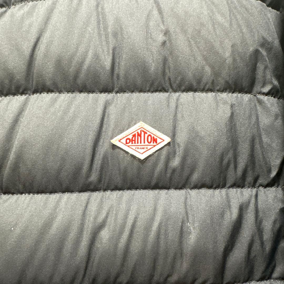 美品 DANTON ブラック インナー ダウンジャケット XL