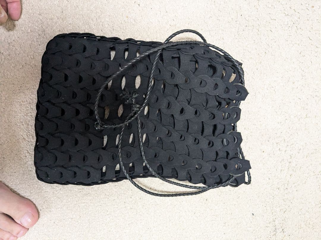 イルミーチョ　アルカンターラドローストリングバッグ　巾着