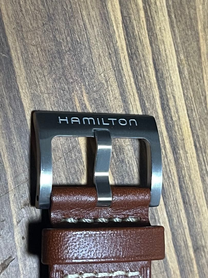 Hamilton Khaki Automatic 42mm ブラウンレザーバンド