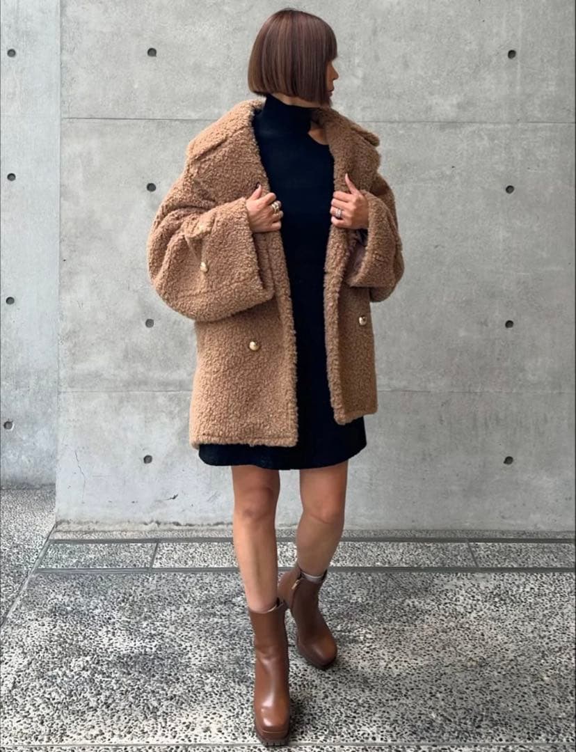 ふ*ゅ様 cygne オーバーPコート Emii 新品未使用