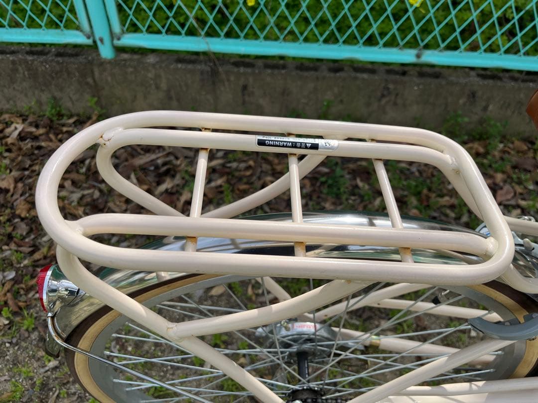 フェリーク ジュニア自転車24インチ　クリーム　アサヒ