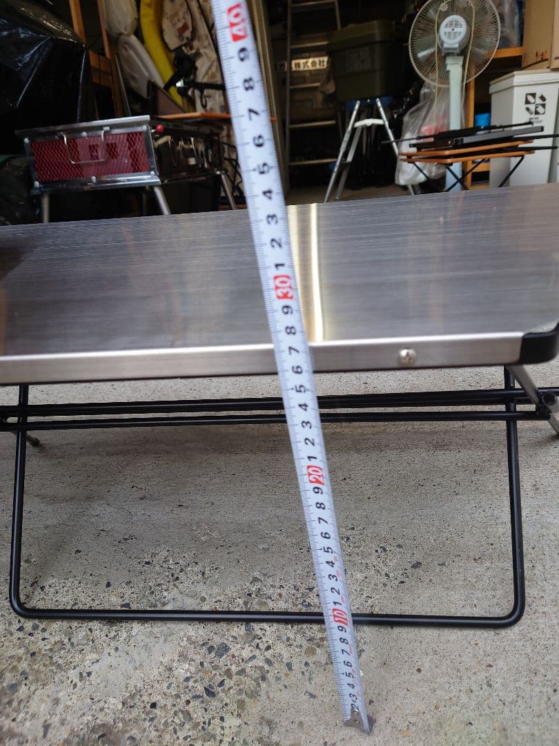 Hangi Out ステンレス三角アウトドアテーブル