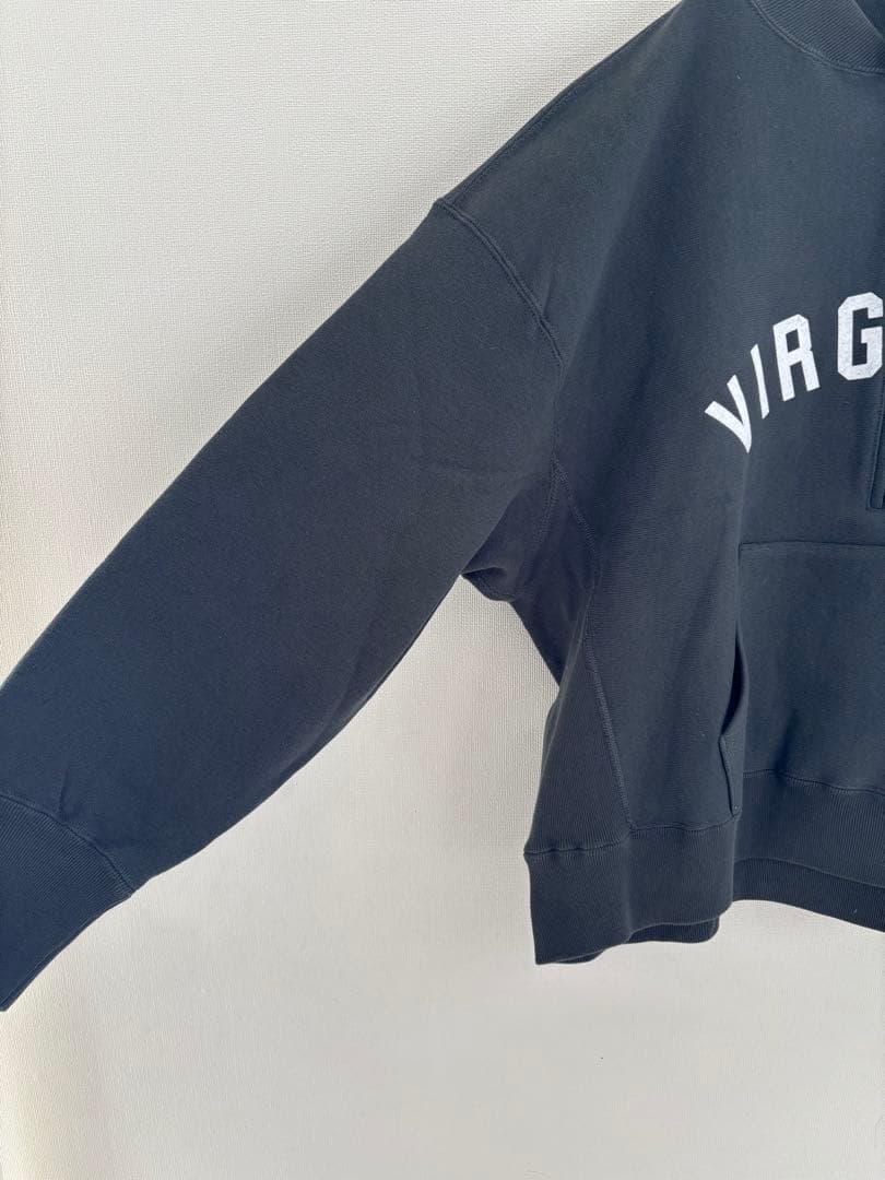 新品　フレームワーク　チャンピオン　別注　ロゴハーフジップ　グレー　F