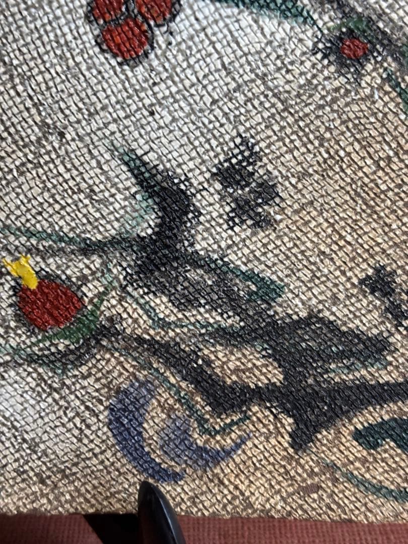 やまちゃん大英博物館日本人初個展鬼才澤田痴陶人作色絵光琳流水梅花文陶板