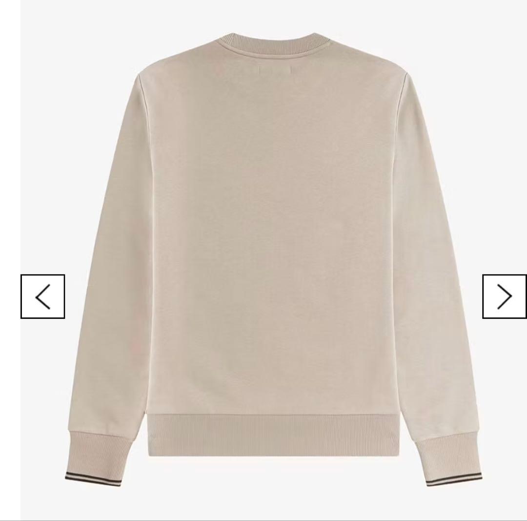 フレッドペリー　ワンポイントロゴ刺繍クルーネック