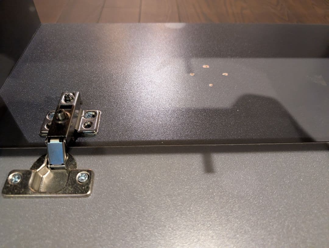 テレビ台 160cm　グレー　壁掛け　置き型両用加工