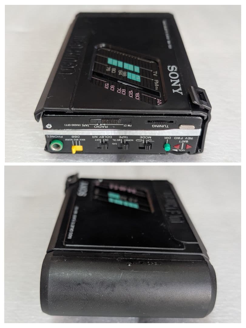 SONY CASSETTE PLAYER WM-F501 ケース付