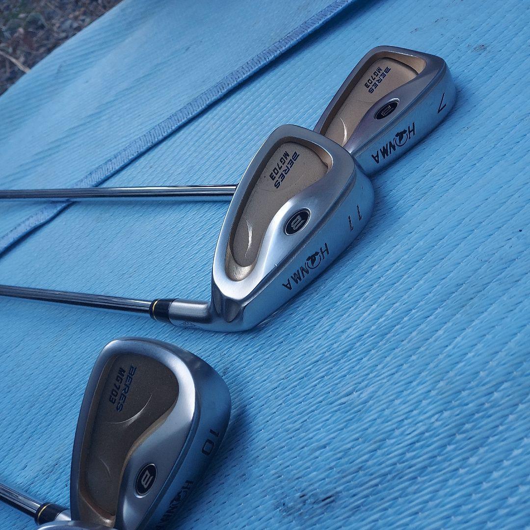 フ*。様 ホンマほか倉庫整理ゴルフクラブセット保管品バッグ付