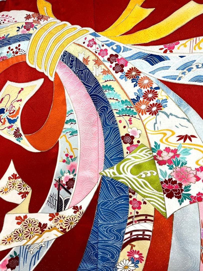 子供着物と長襦袢セット 七五三 7歳 こども