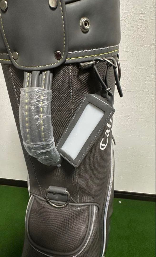 Callaway お洒落☆キャディバッグ グレー　フード有りコンプリート品
