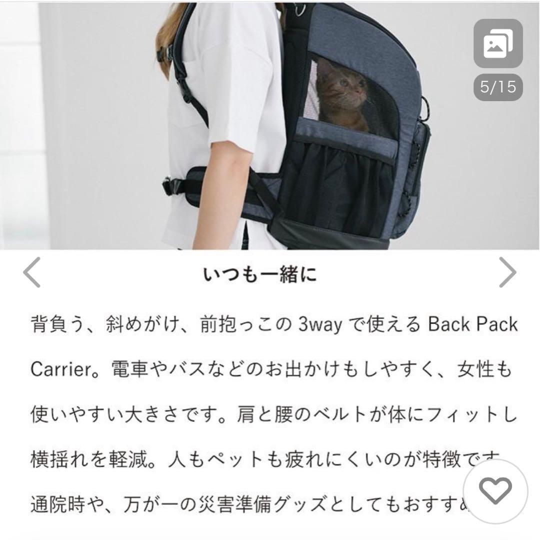 AIRBUGGY 美品　エアバギー　3wayバックパックキャリー 　犬　猫