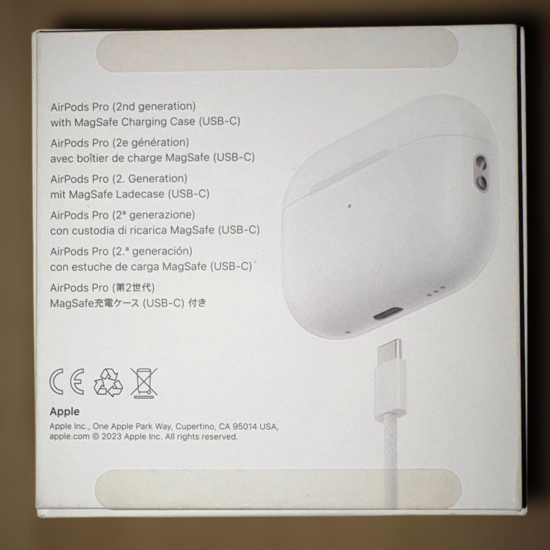 【美品】AirPods Pro (第2世代) 備品込USB-C MTJV3J/A
