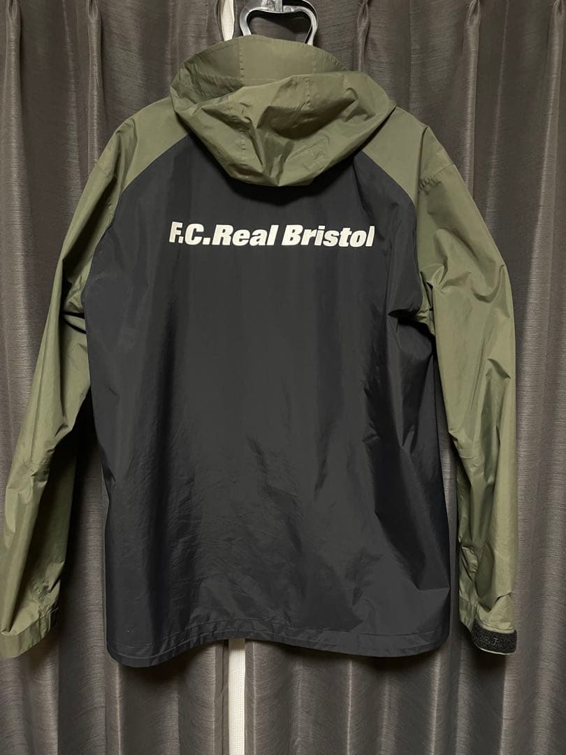 F.C.Real Bristol ナイロンジャケット オリーブ/ブラック L