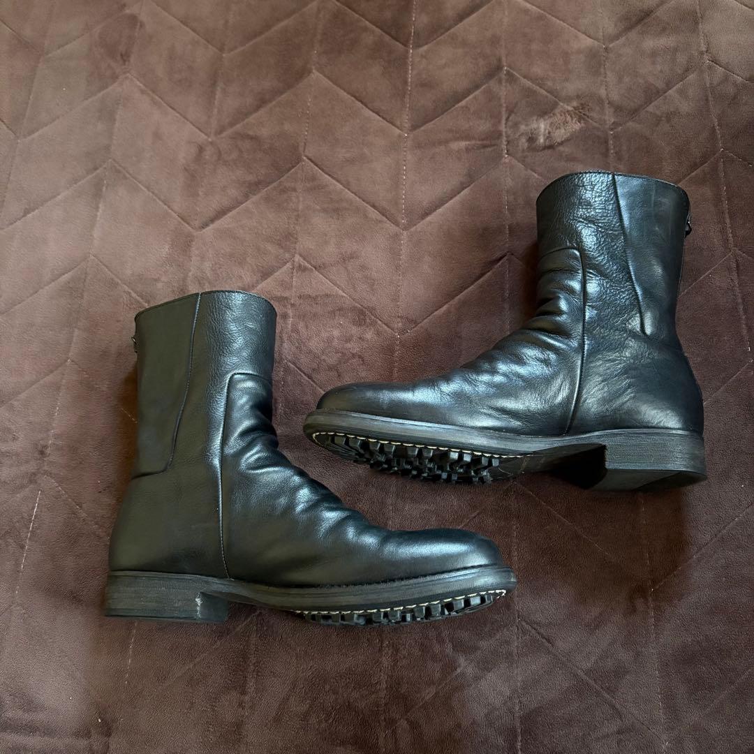 アルフレッドバニスター　バックジップ　40 ブラック　ブーツ　エンジニアブーツ