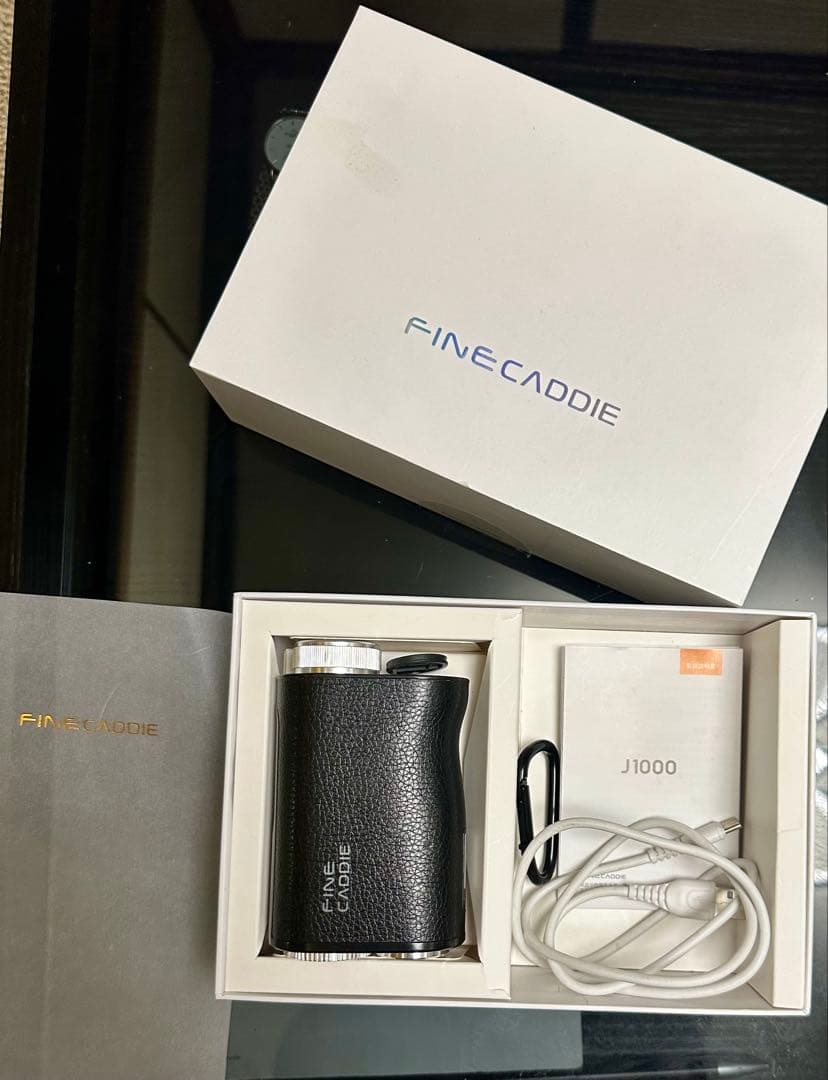 FINE CADDIE J1000 黒 ゴルフ距離計