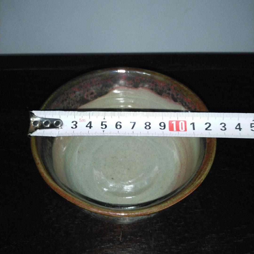 NO661 唐津焼　茶碗　抹茶碗　辰砂
