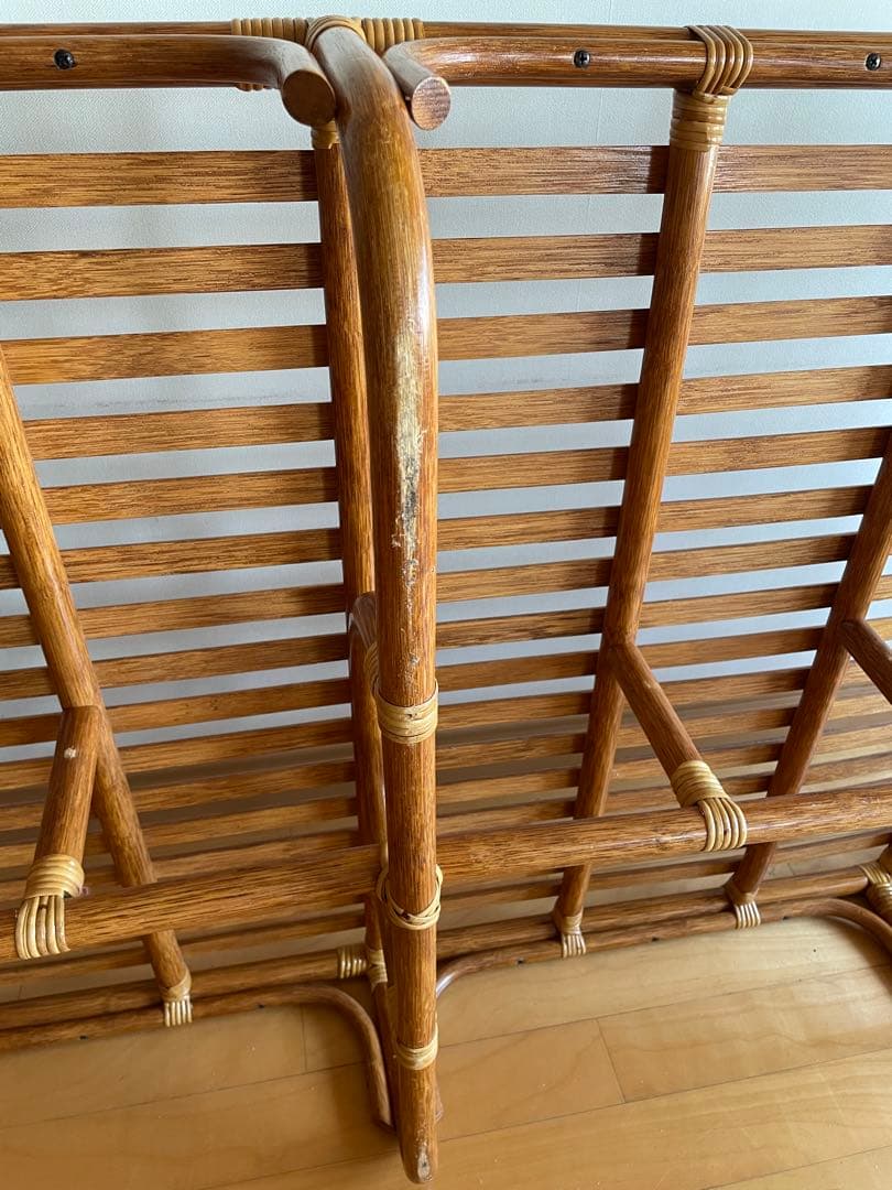 ザ、湘南サーファー❗️専用 《籐 ラタン シングルベッド》お引取り割引あり。