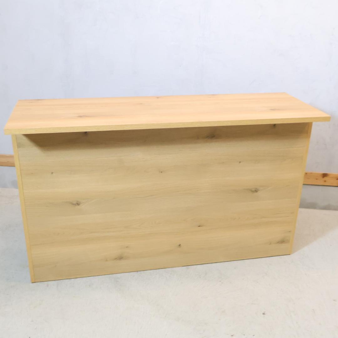 TAGA様　吉川木工 間仕切りキッチンカウンター スライド天板 レンジボード