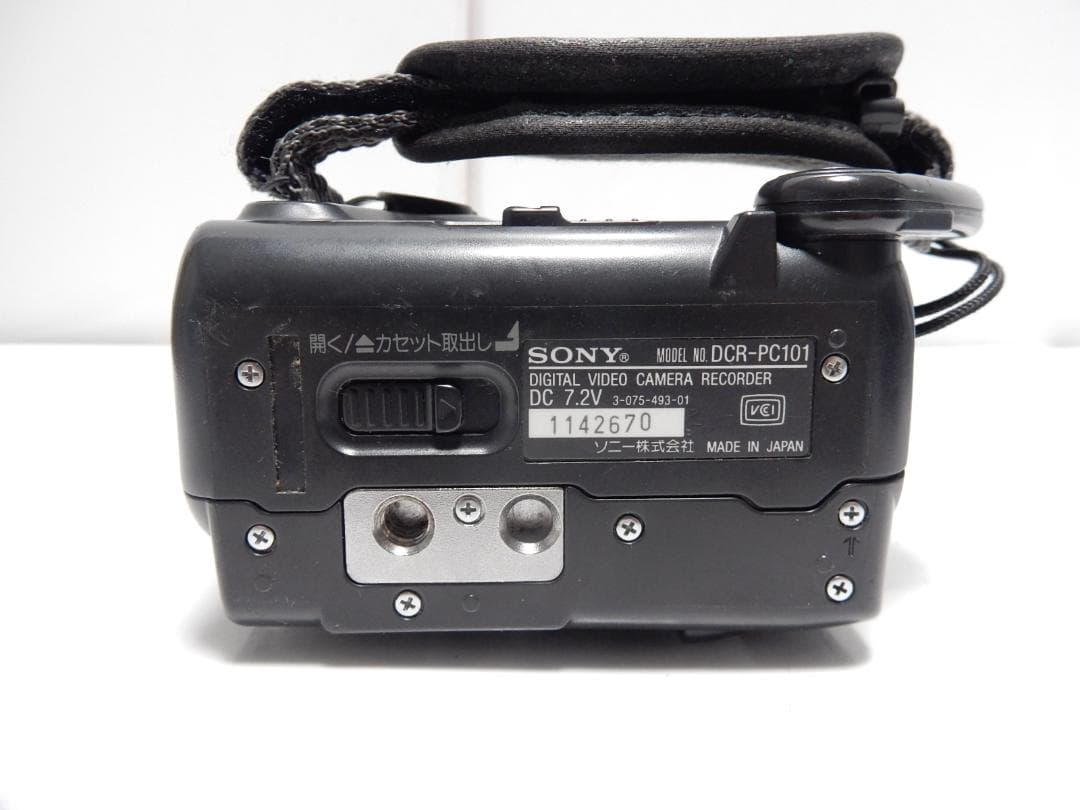 動作品　Mini DV　ソニーデジタルビデオカメラ　SONY DCR-PC101
