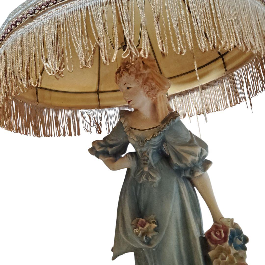 大幅値下げ【激レア/特大90cm】高級 陶器製 アンティークランプ 西洋美術