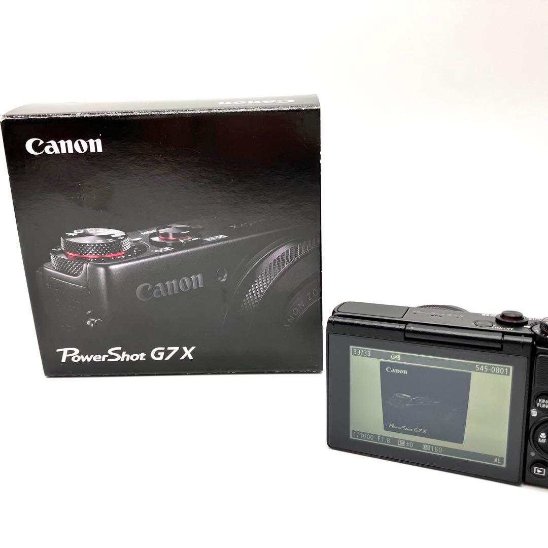 元箱付き美品♪Canon PowerShot G7X 初代　ブラック