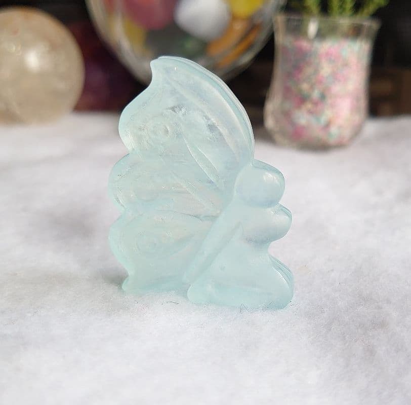 ★アクアマリン　妖精　置物　素敵な逸品