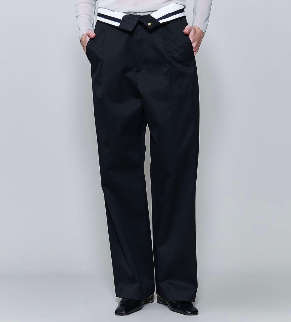 【tohne4】 6(ROKU) コットン チノ パンツ ブラック