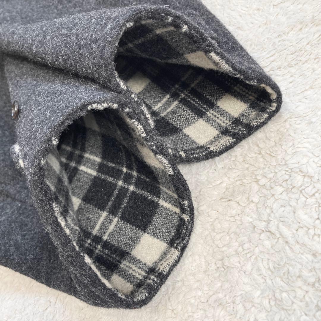 【極美品】Papas　SYDNEY H SHAW￼　ダッフルコート　ゆったり　M