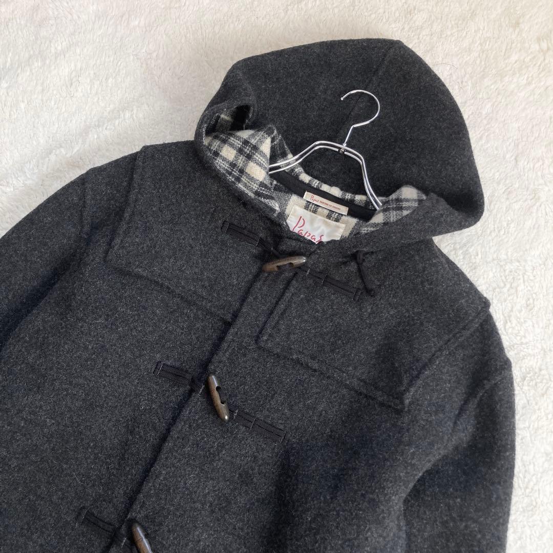 【極美品】Papas　SYDNEY H SHAW￼　ダッフルコート　ゆったり　M