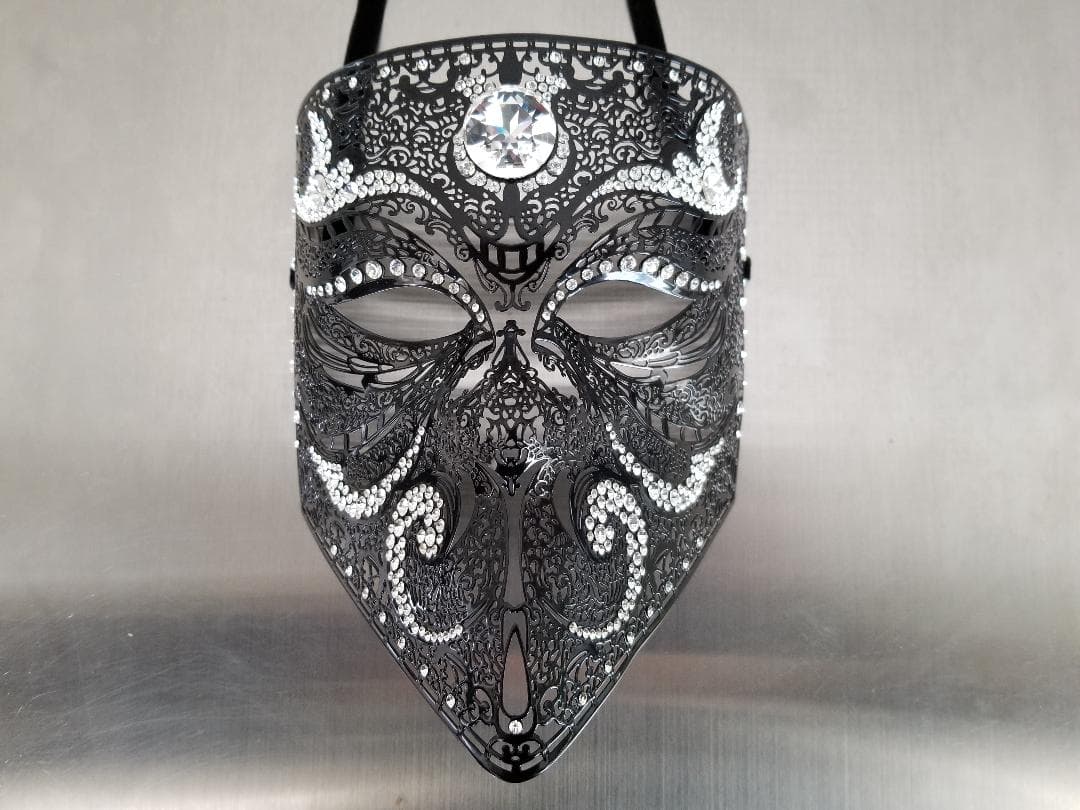 ベネチアンマスク　Bauta Ducale Black