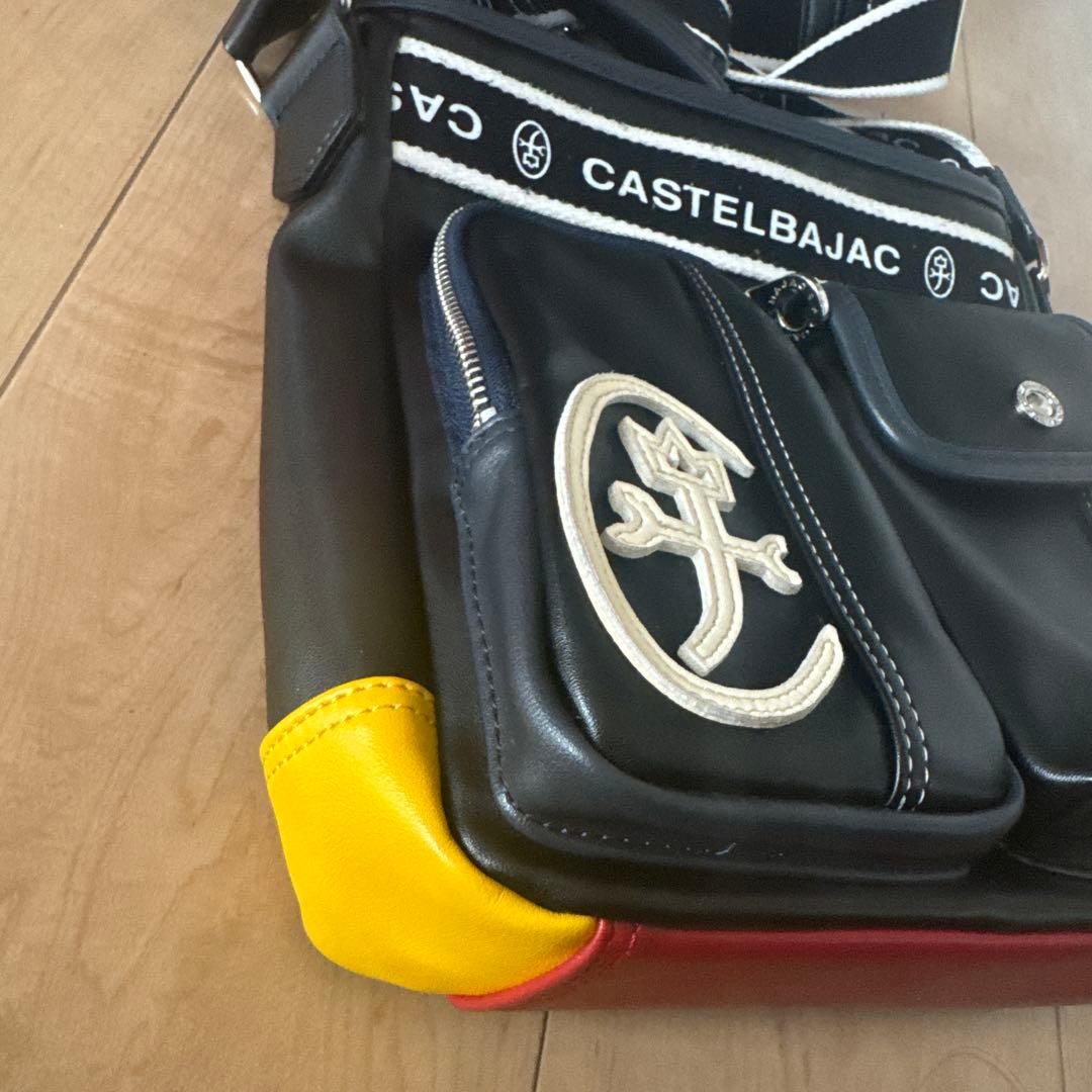 ✨CASTELBAJAC ショルダーバッグ ✨中型 黒赤黄