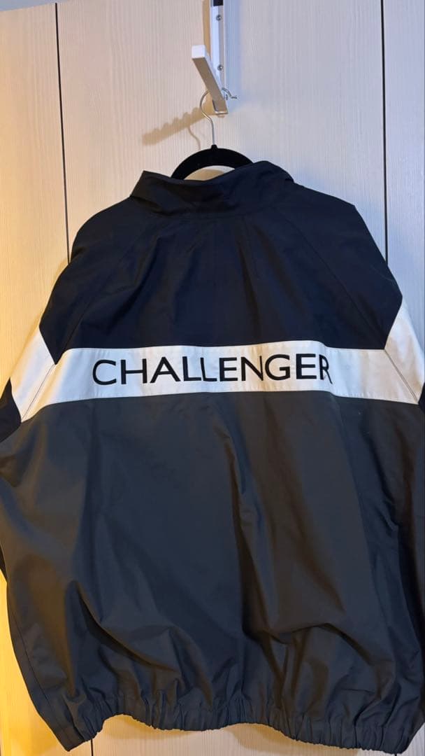 CHALLENGER XL ナイロンジャケット ブラック/ホワイト