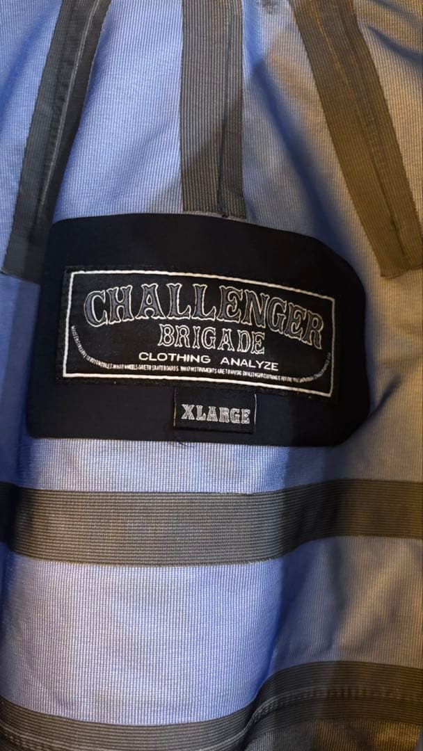 CHALLENGER XL ナイロンジャケット ブラック/ホワイト