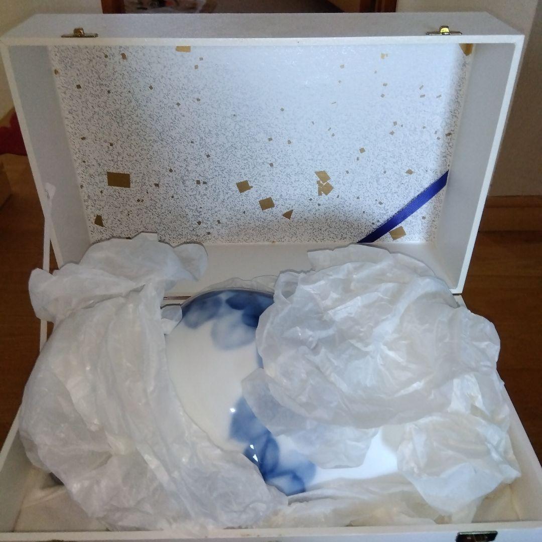 大倉陶園 花瓶花器⑨ブルーローズ〈36cm〉(新品未使用)