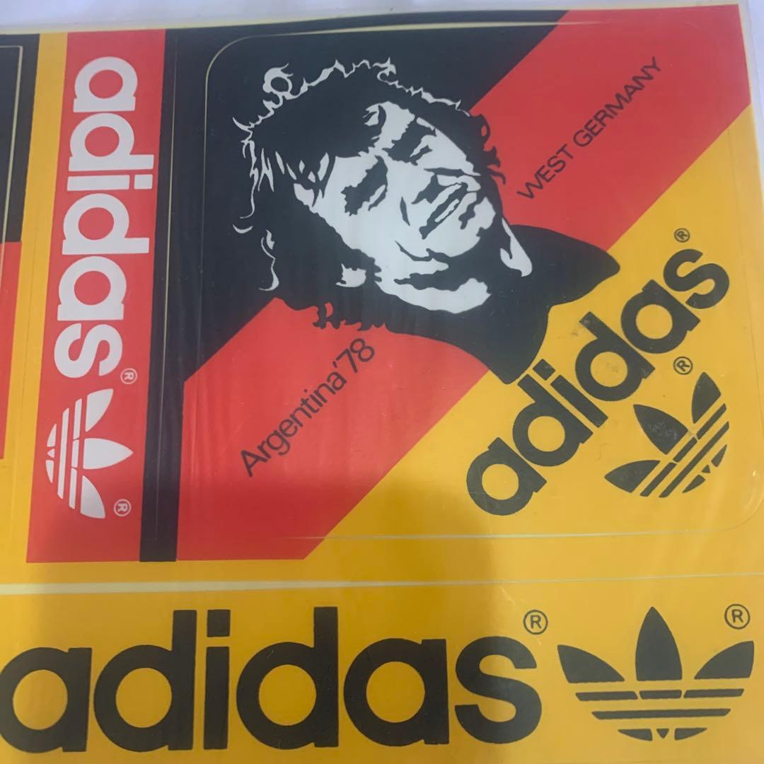 新品ヴィンテージ1978adidasステッカーベルティフォックツ　ゼップマイヤー