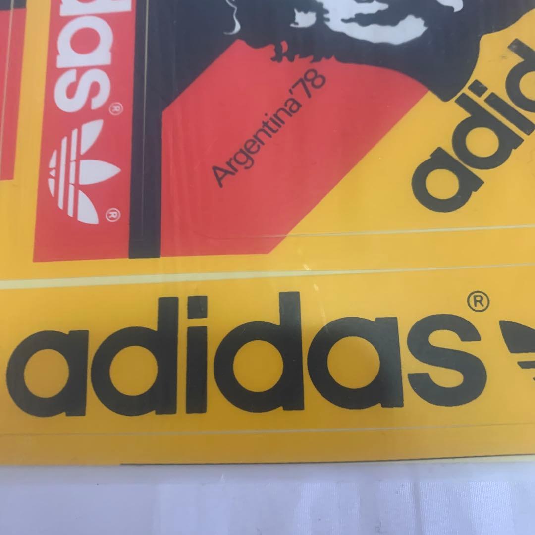 新品ヴィンテージ1978adidasステッカーベルティフォックツ　ゼップマイヤー