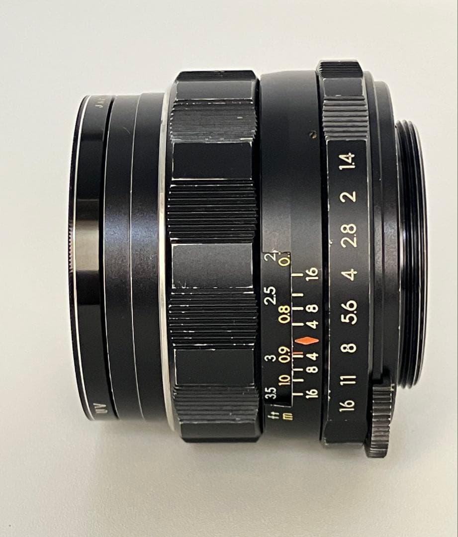 前期型8枚玉Supertakumar50mmf1.4ペンタックスSP本体完動品