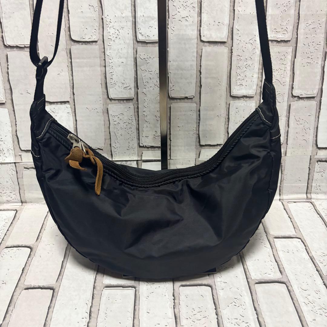 美品 PORTER ポーター REEF リーフ 三日月 ショルダーバッグ