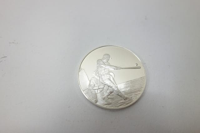 王貞治 世界ホームラン王756号本塁打公式記念SV925製メダル SV925