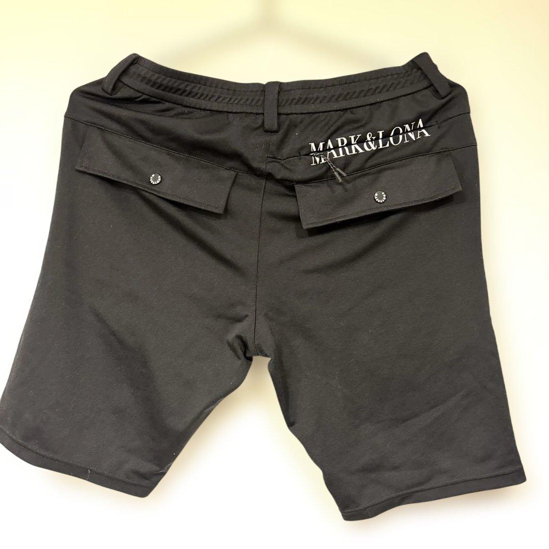 マークアンドロナ　マクロナ　ハーフパンツ　ブラック　M L シンプル　黒