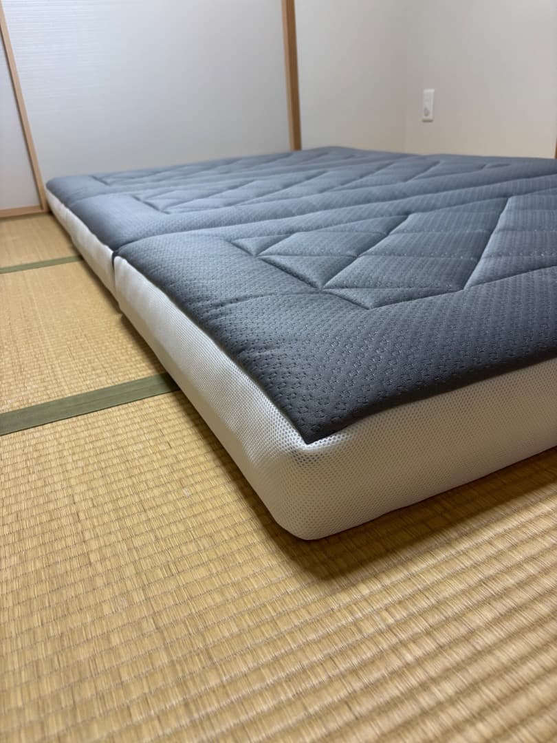 西川 3つ折り 体圧分散マットレス (セミダブル)