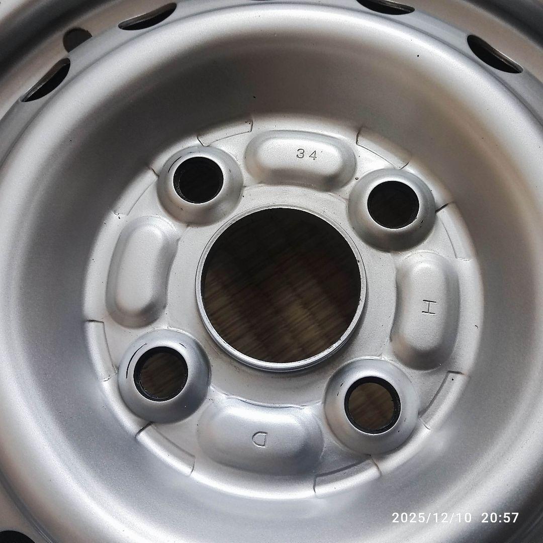 12インチ 4.00B +40 PCD100 純正 ダイハツ 鉄ホイール