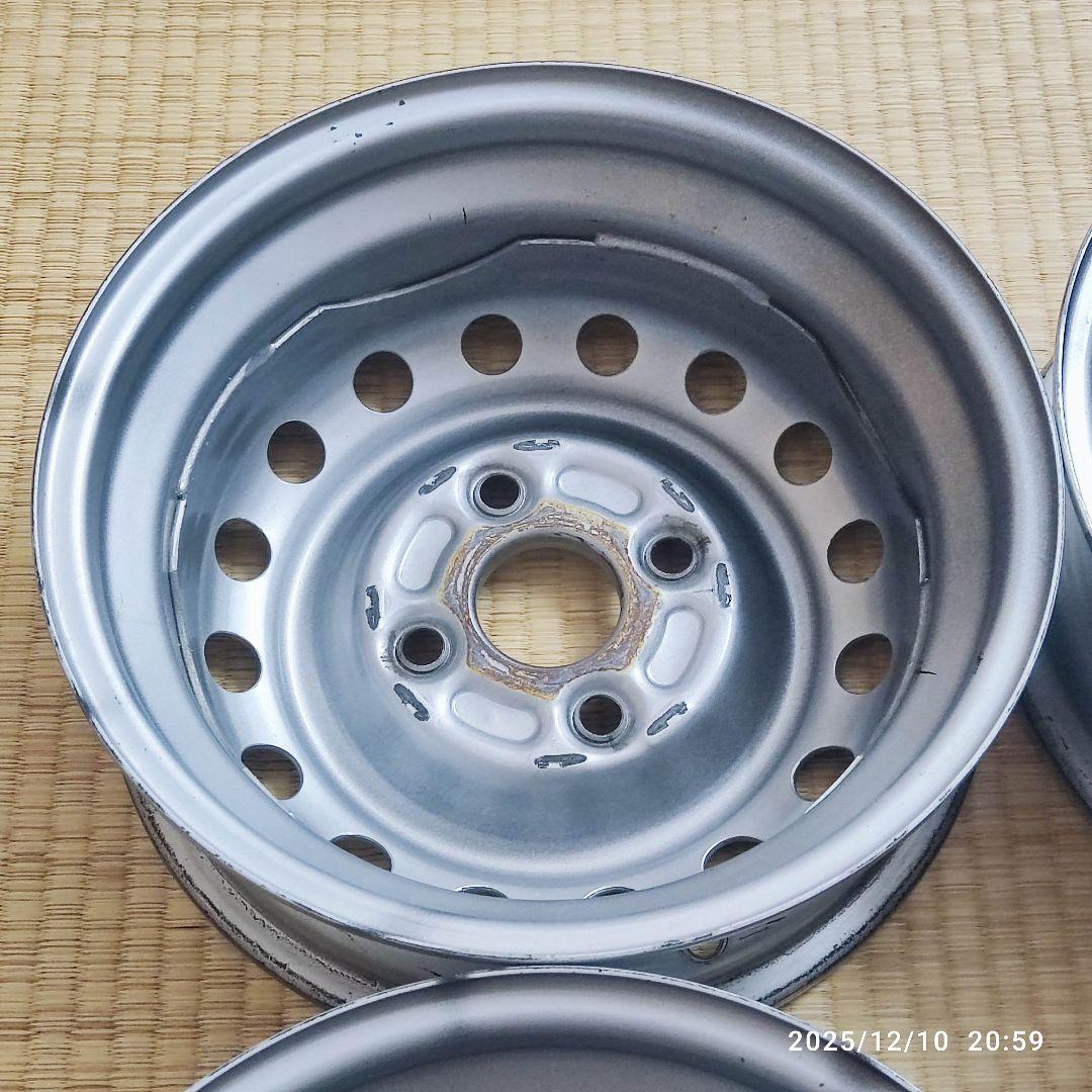 12インチ 4.00B +40 PCD100 純正 ダイハツ 鉄ホイール