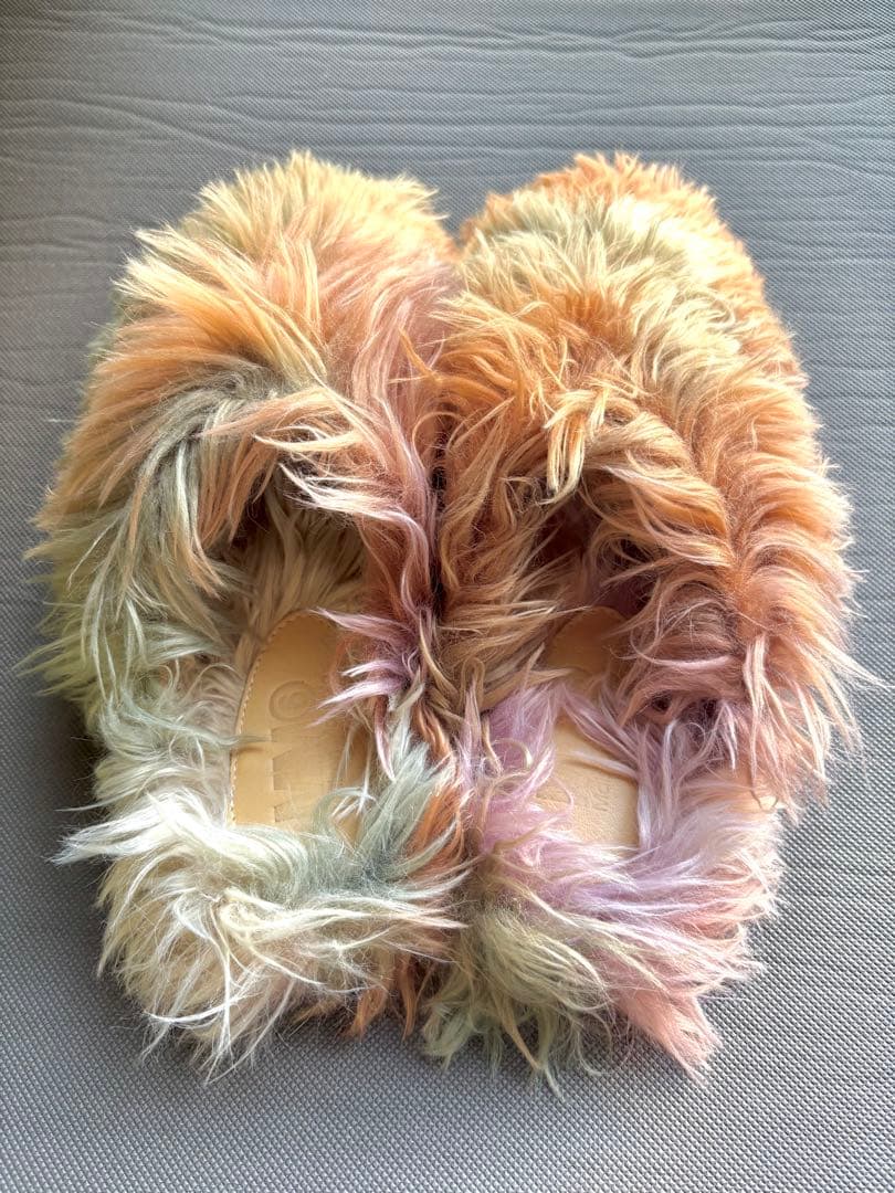 MM6 ファー シューズ 新品 サンダル スリッパ ローファー メゾンマルジェラ