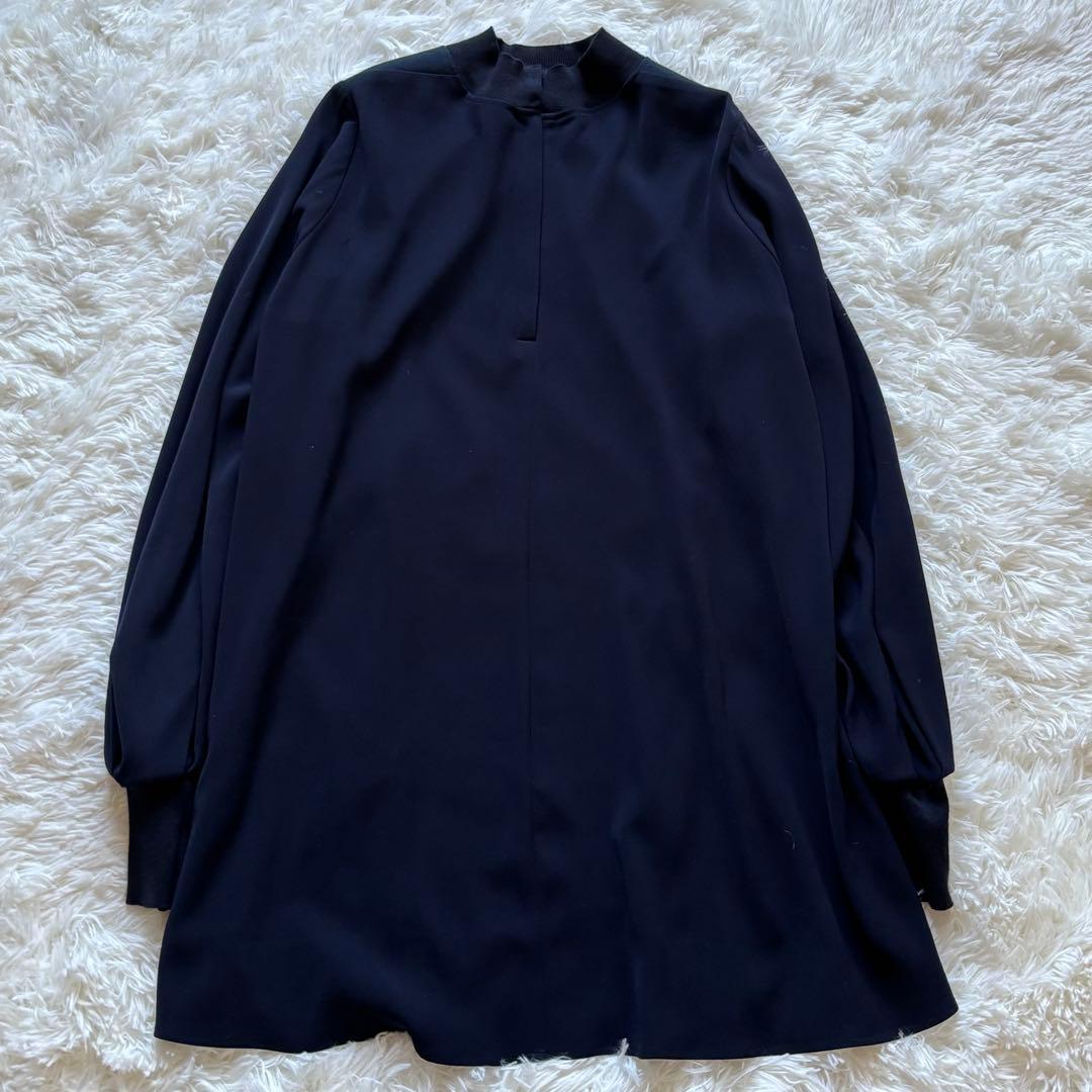 ENFOLD ダブルクロス ベストコンビ プルオーバー ネイビー M