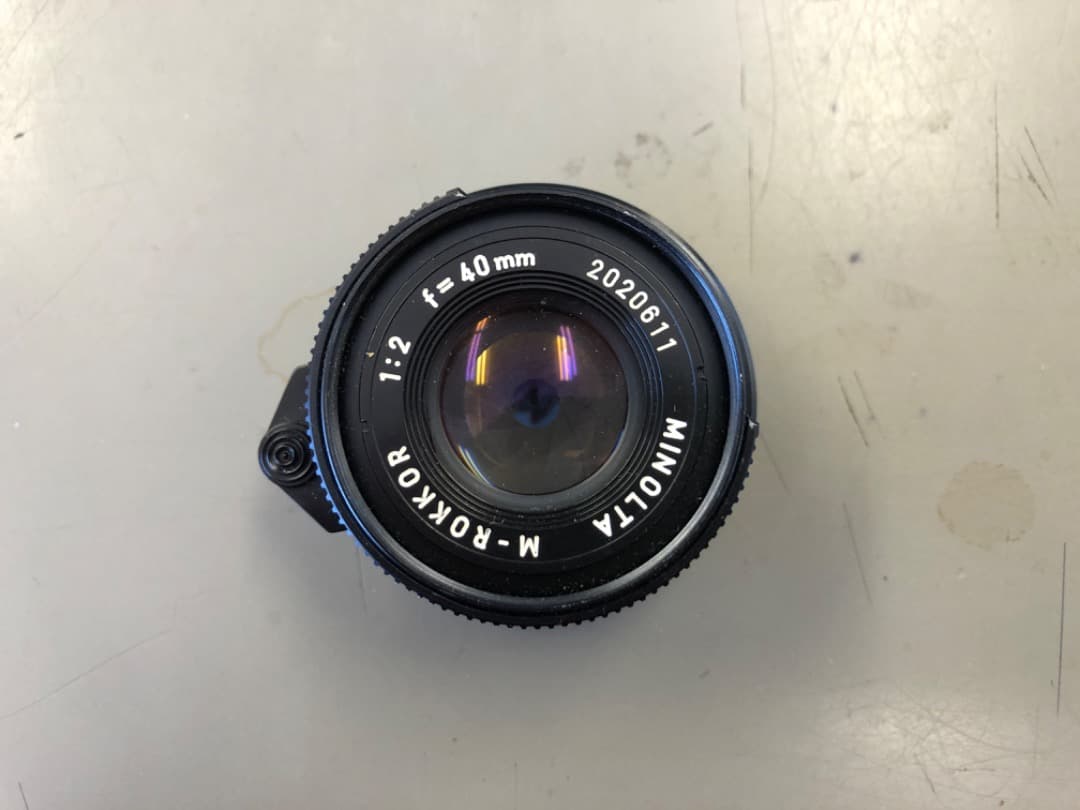 MINOLTA M-ROKKOR 40mm f/2 レンズ