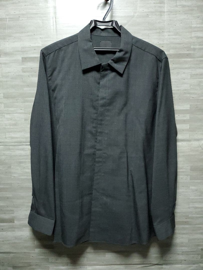 山内 ウールシルク長袖シャツ サイズ3