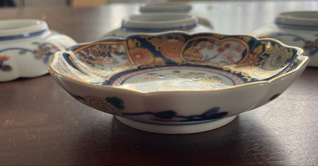 有田焼 其泉 古伊万里 醤油小皿 5枚