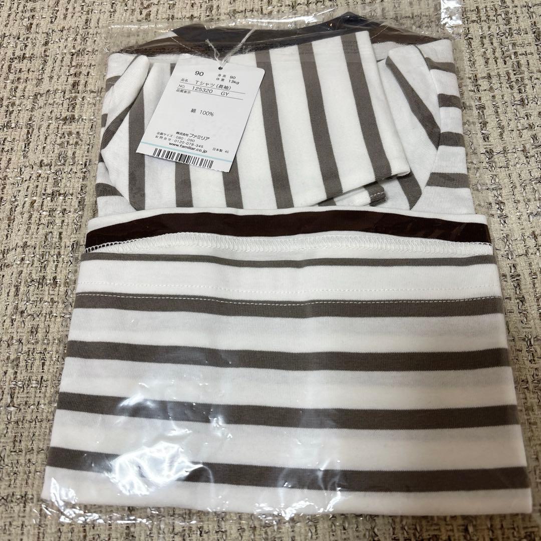 り*.様 【新品未使用タグ付き】 familiar ファミリア ロングTシャツ